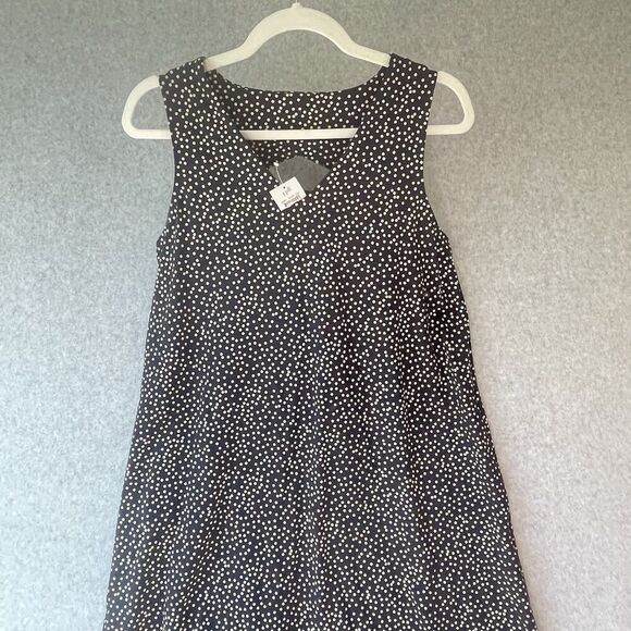 J. Jill Wearever Collection NWT Polkadot  Maxi Dress Blue and White sz. XS #AI - Picture 6 of 10
